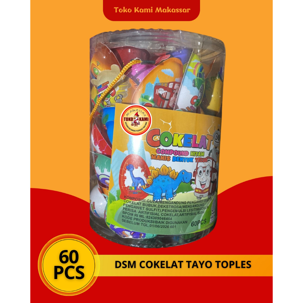 

DSM COKELAT TAYO TOPLES ISI 60