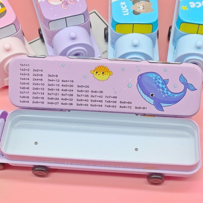 Tempat pensil simple unik lucu pencil case aesthetic   - Blue Lion