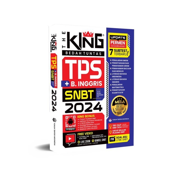 

Buku The King Bedah Tuntas Soal Dan Materi Tps (Utbk Sbmptn Skolastik) - TPS 2024