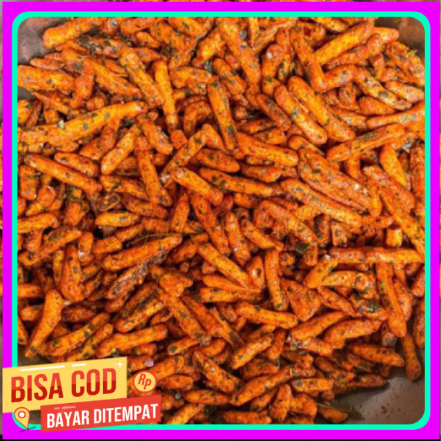 

basreng stik 1 kilogram basreng viral pedas daun jeruk gurih