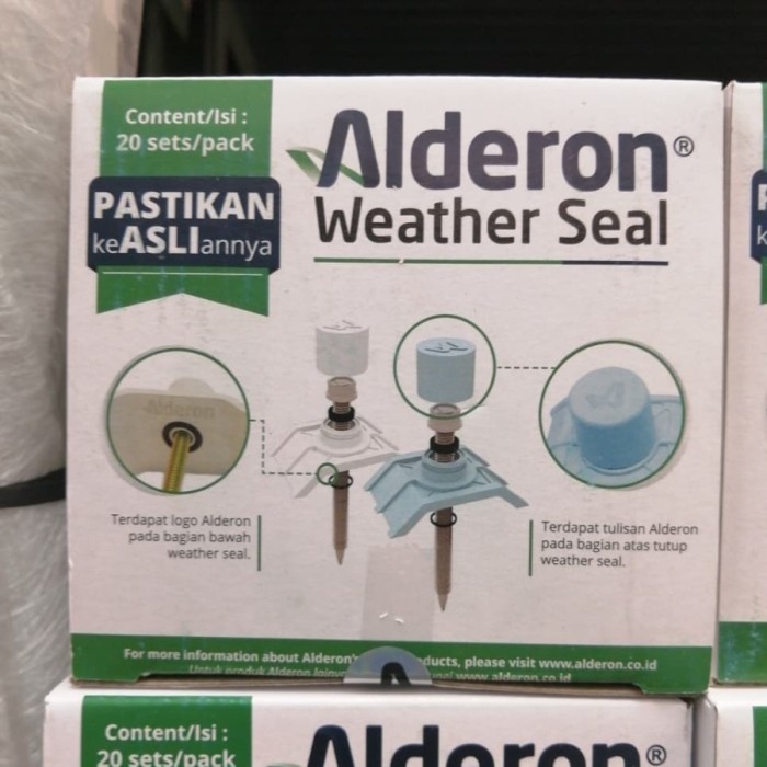 ALDERON SKRUP ROOFING ORINAL / ALDERON WEATHER SEAL - Biru Muda