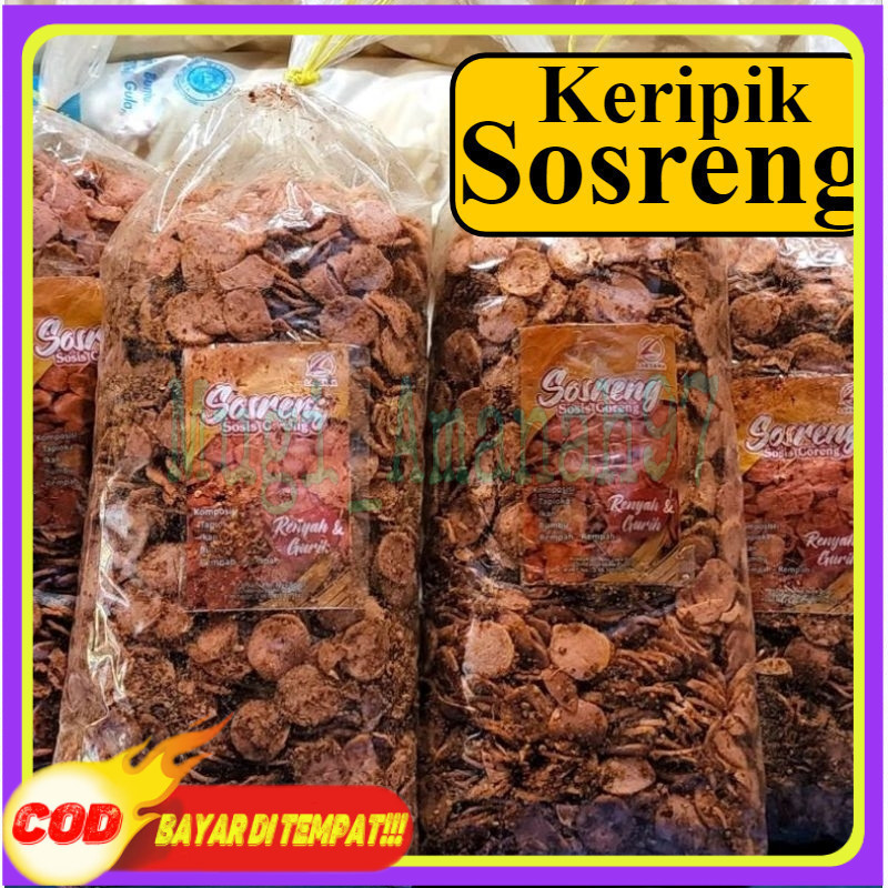 

keripik SOSRENG 1kilogram sosis goreng pedas