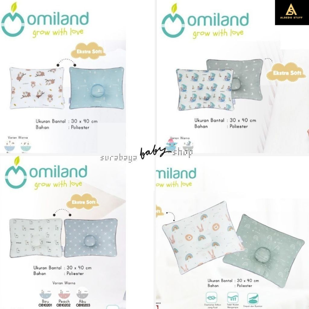 Omiland Bantal Bayi Omiland / Bantal Omiland / Bantal Peyang Omiland / Bantal Peang Omiland