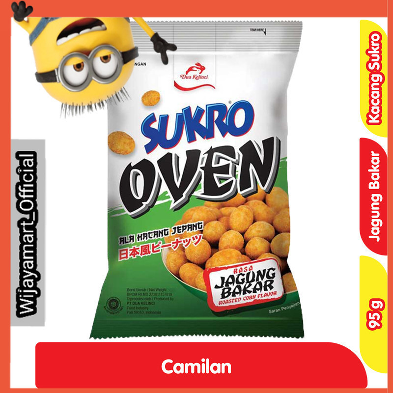 

Dua Kelinci Sukro Kacang Oven Jagung Bakar 95 g