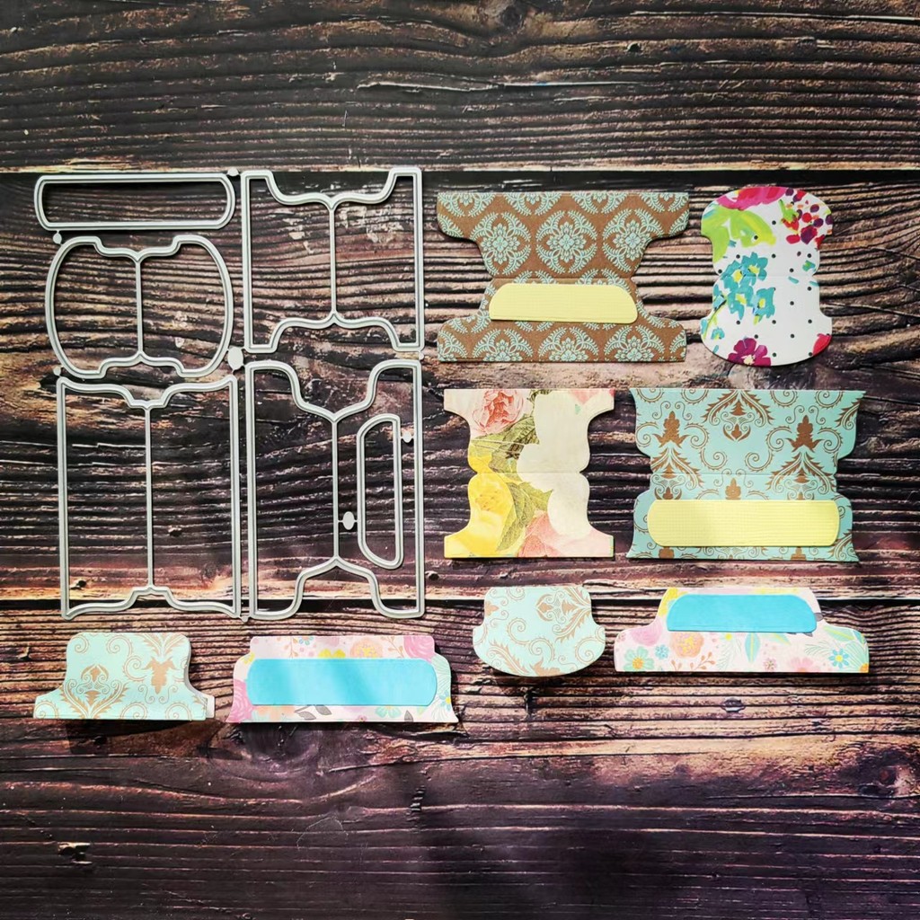 

【GOGOCRAFT】MQ009 Vintage Tab Whale Tale Cutting Dies JunkJournal Scrapbooking PaperDIY Original Designs