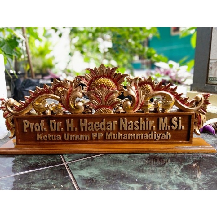 

PAPAN NAMA MEJA + PAPAN NAMA UKIR / PAPAN NAMA KAYU SU563