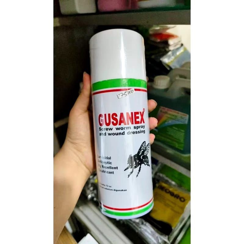 GUSANEX Spray Obat Luka PMK Bebas Lalat Untuk Hewan Bebas Penyakit 100% Original