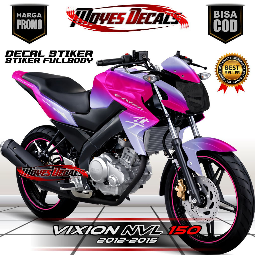 Decal Vixion New NVL Full Body Decal Vixion NVL Full Body Stiker Vixion NVL Full Body Bunglon