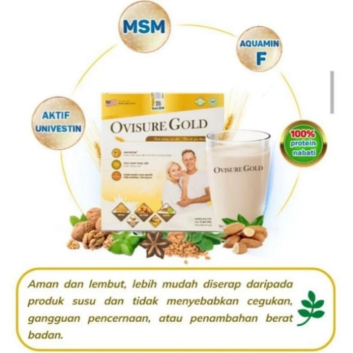 

( Terbaik ) Ovisure Gold Original Susu Tulang Sendi Ampuh-1 BOX