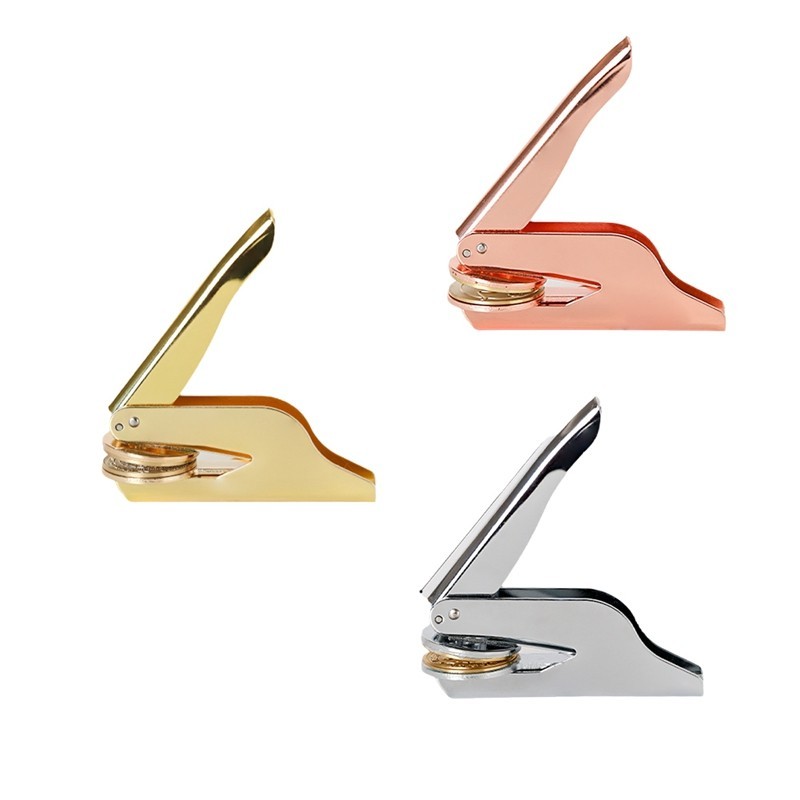 

Stainless Steel Embossing Stamp Personalized Wedding Invitation Envelope Pliers Seal Custom Your Own Logo Stamp