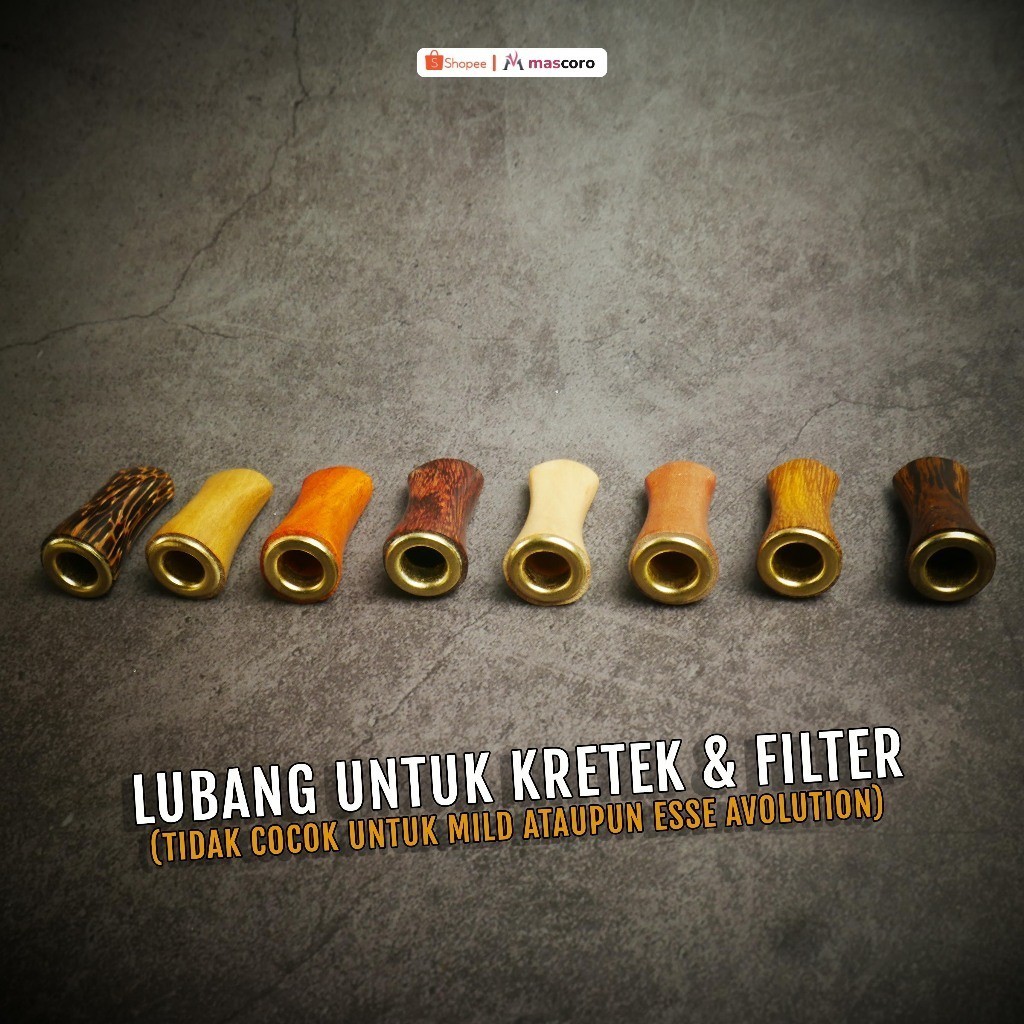 once cangklong pipa kayu mini unik