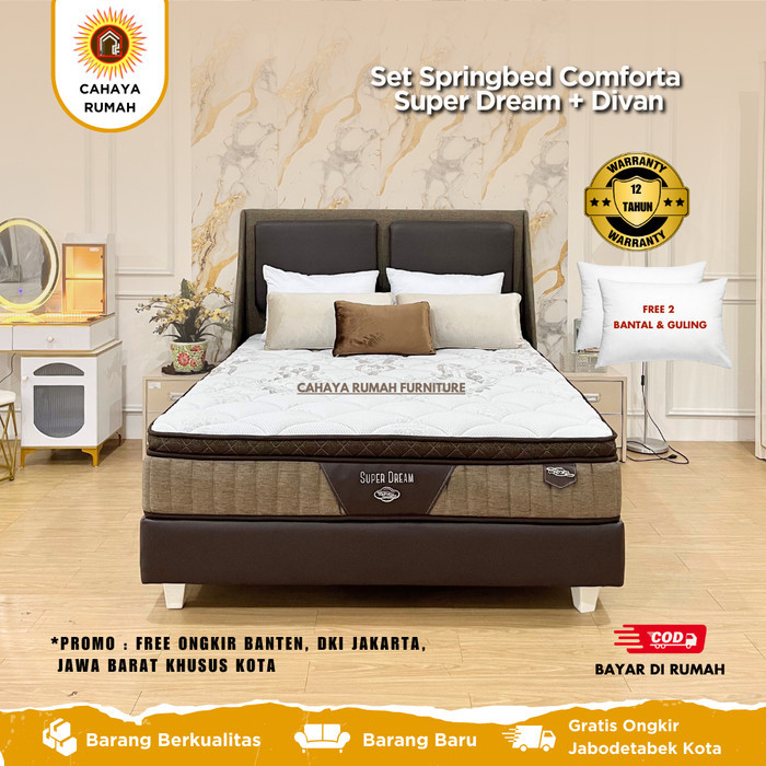 Comforta Super Dream Full Bed Set 160/180/200