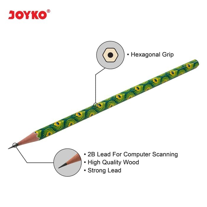 

Pencil / Pensil Joyko P-99 / 2B / 1 BOX 12 PCS