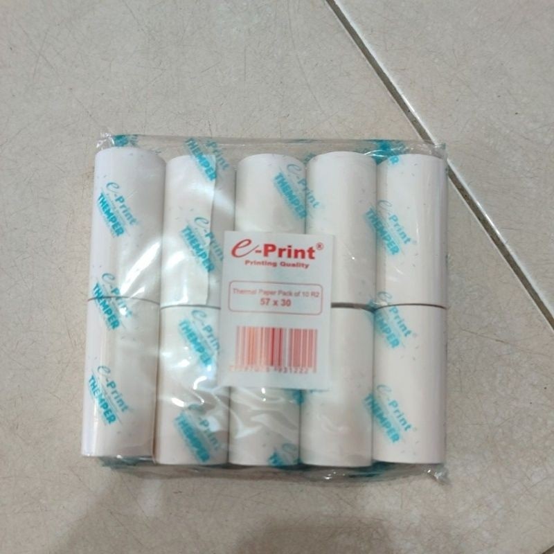 

(1 pcs)Thermal/kertas kasir e-print 57x30