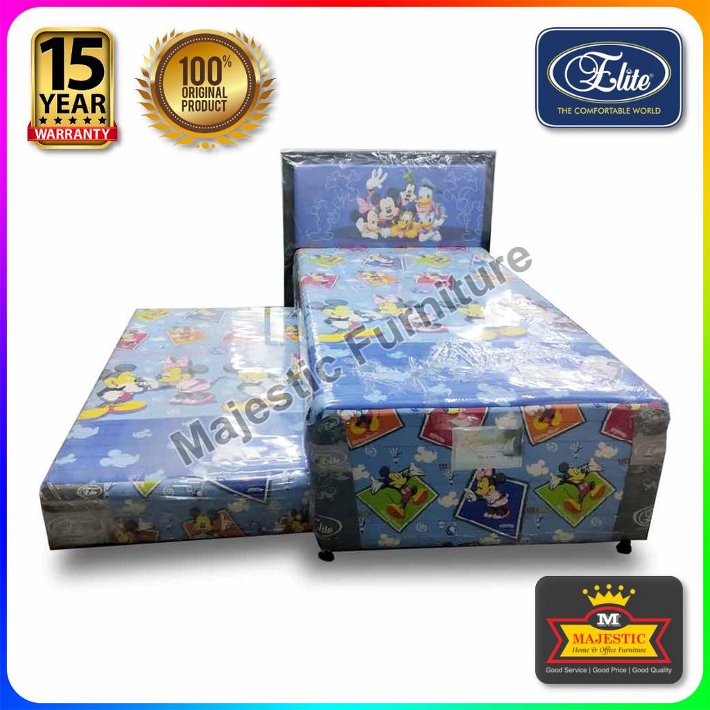 Set Spring Bed - Elite 2 in 1 - 120 x 200 Mickey mouse - Jogja