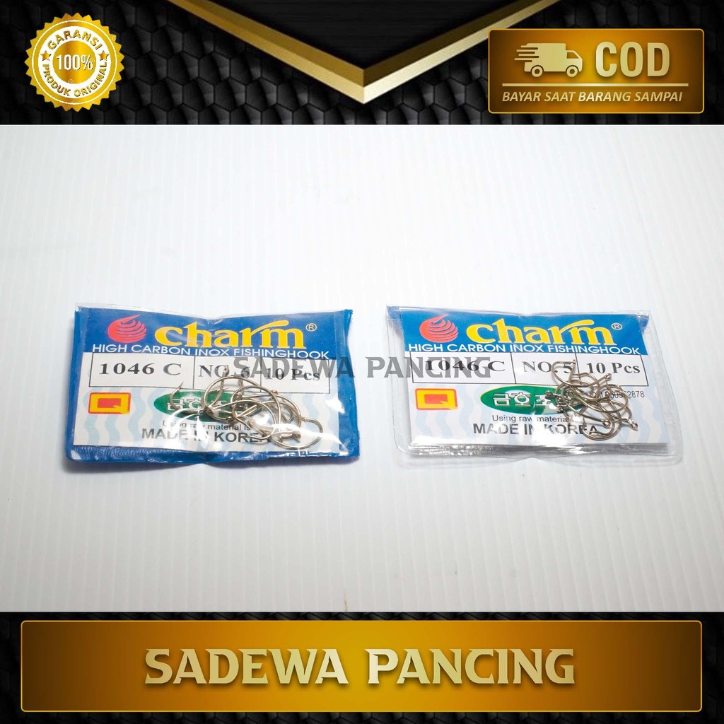 Mata Kail Charm 1046/ Mata Kail Ikan Nila/ Kail Ikan Nila/ Mata Kail Bulat/ Mata Kail Gayung