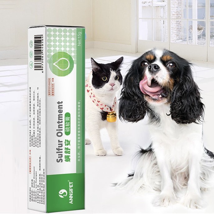 Obat jamur sulfur ointment kuping anjing kucing salep jamur kulit anjing kucing pembunuh tungau kutu