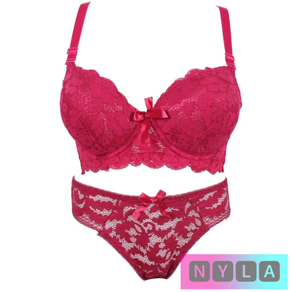 Set Bra Brukat Yuna 2122 | Bra dan Cd | Size 36B- 42B