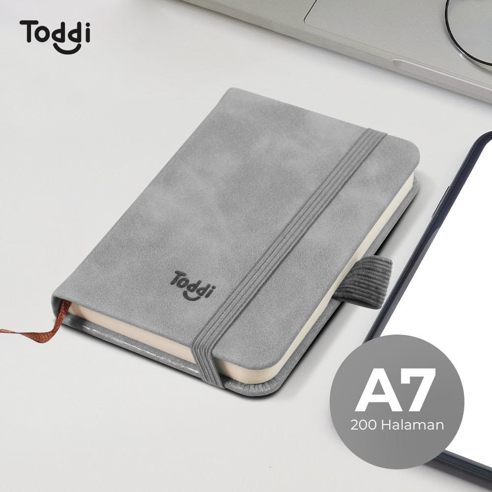 

TODDI BUKU JURNAL HARDCOVER NOTEBOOK DIARY 70GSM 200 HALAMAN GRID A7