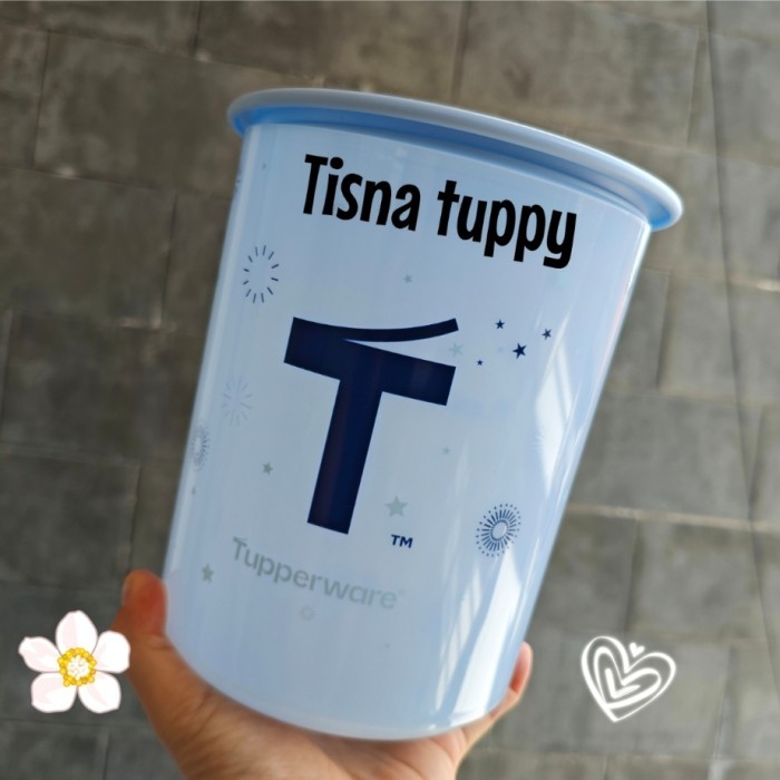 T Canister T-canister toples tupperware 2 liter