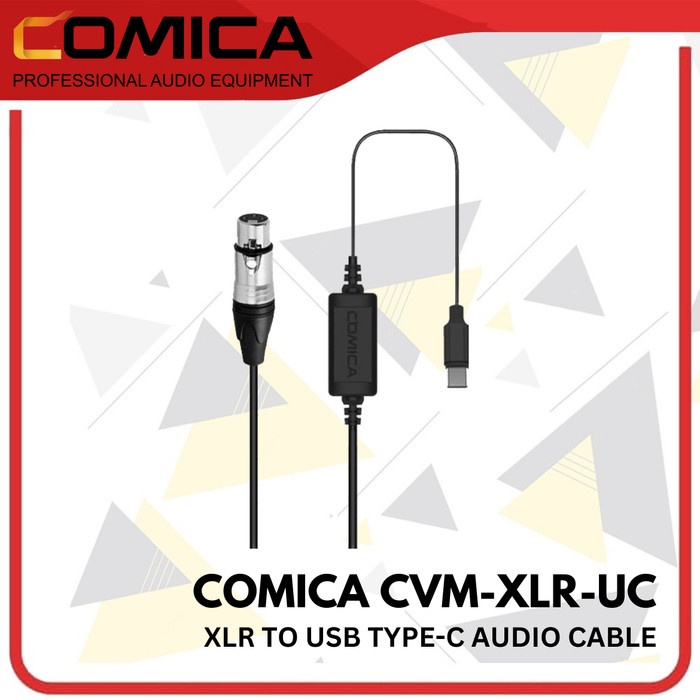 COMICA CVM-XLR-UC XLR to USB Type-C Audio Cable for Smartphone