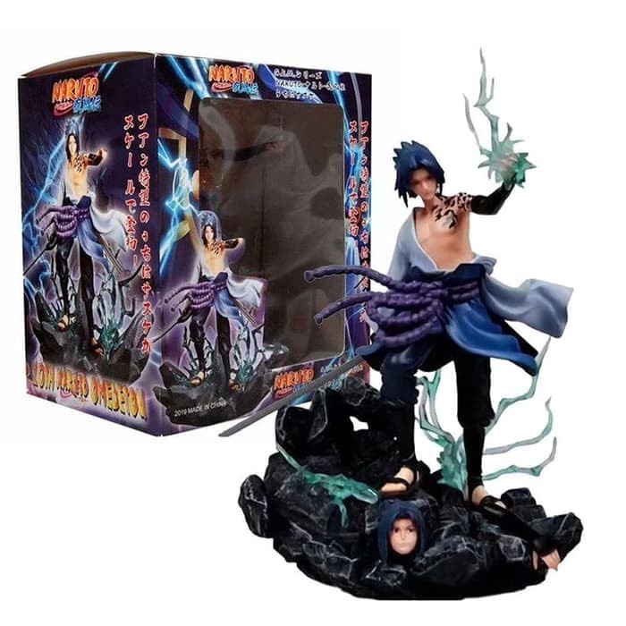 Naruto Shippuden Uchiha Sasuke Amaterasu Susanoo PVC Action Figure 1/6