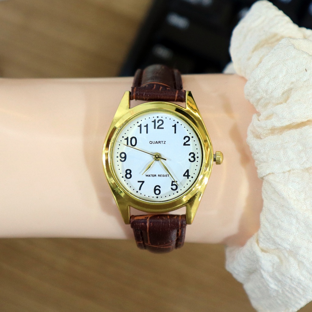 SIGNATURE Jam Tangan Wanita Casio Tali Kulit Kasual