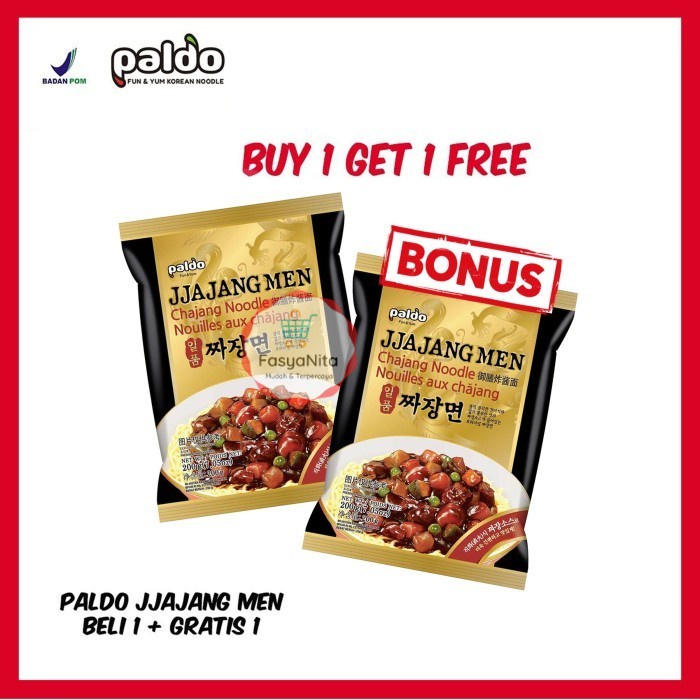 

BUY 1 GET 1 FREE PALDO JJAJANGMEN / JJAJANGMYEON - FasyAnita Mart Denpasar