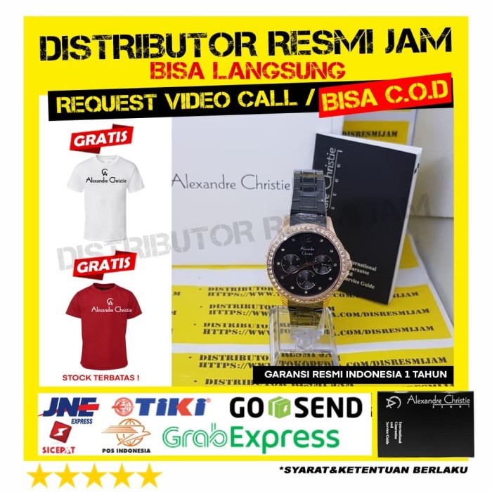ALEXANDRE CHRISTIE 2768BF AC2768 AC2768BF 2768 GARANSI RESMI 1 TAHUN