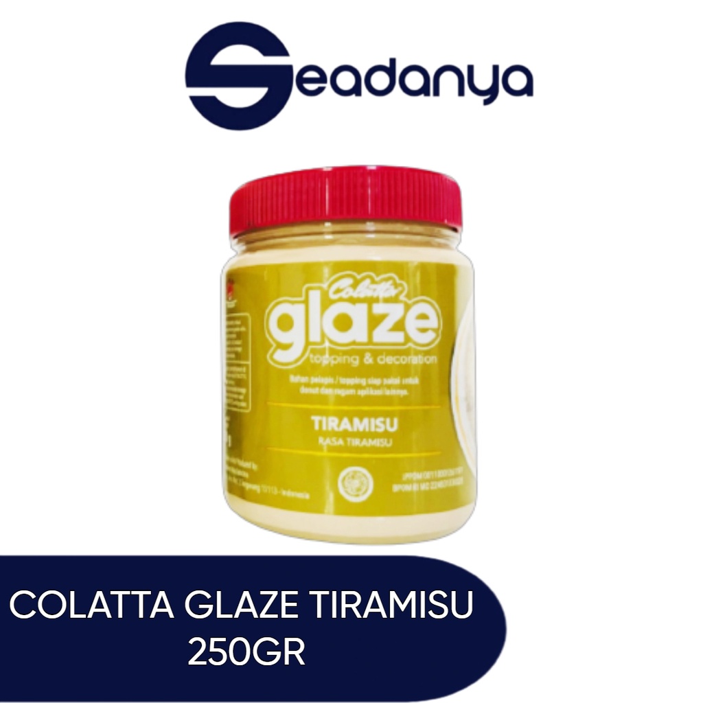 

COLATTA GLAZE TIRAMISU 250GR - glaze in jar