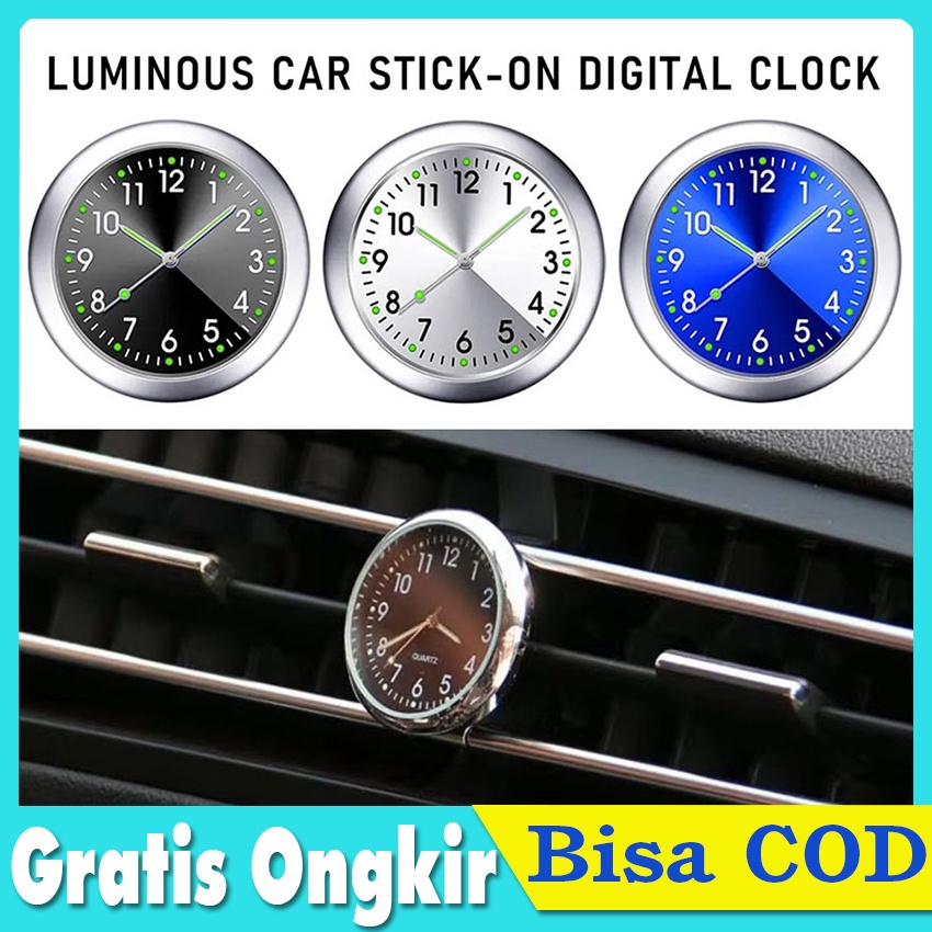 Jam Tangan Mobil quartz watch Tahan Air Jam Tangan Elektronik Sepeda Motor auto car watch dashboard 