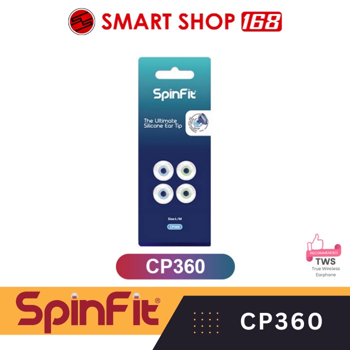 Terlaris ✨-SpinFit CP360 / CP 360 Earphone Eartips Replacement 2 Pairs - Size M/S
