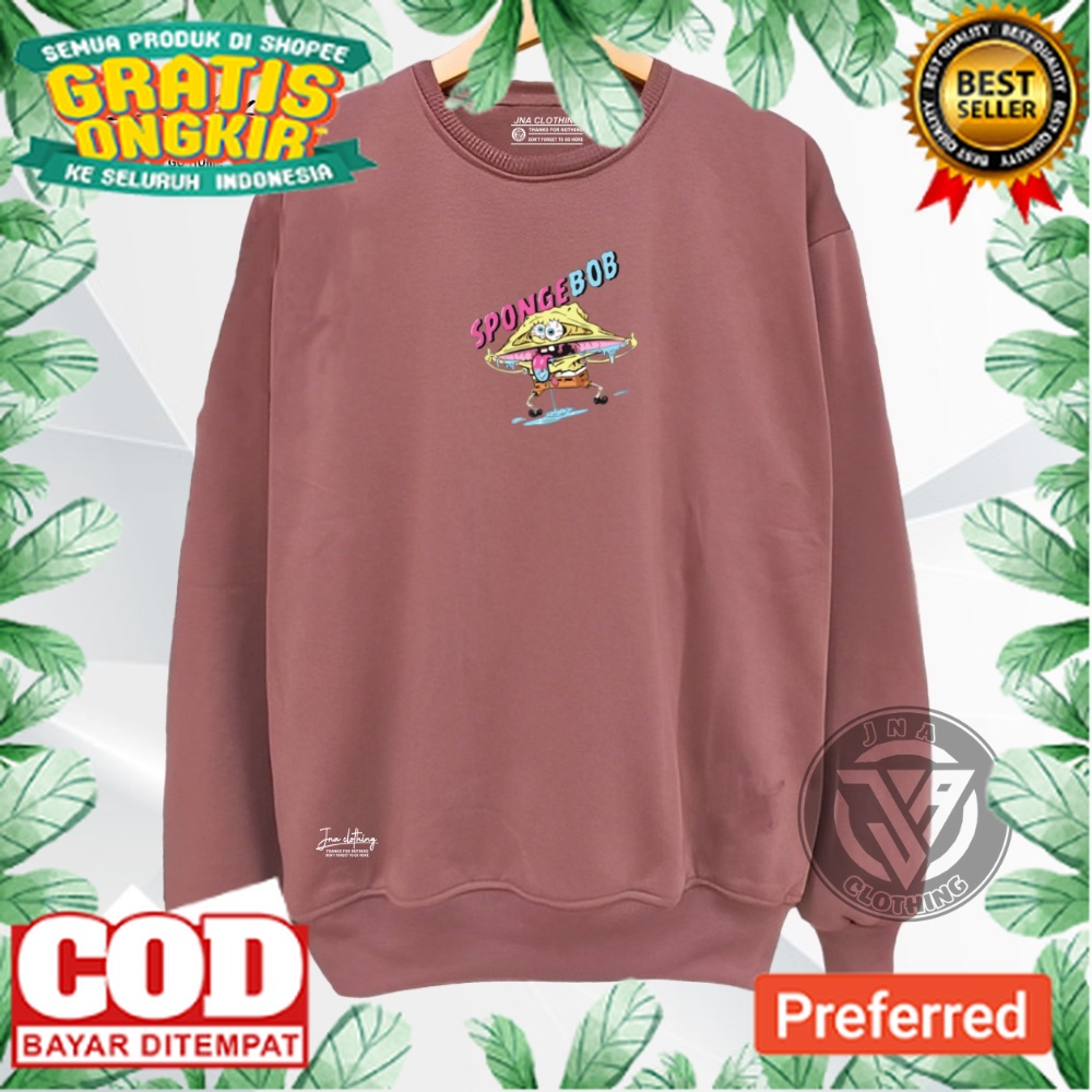 JAKET MURAH TERLARIS MODEL BARU GAYA BARU /Sweater Pria Oversize CN Crewneck Moca Original Distro Hi
