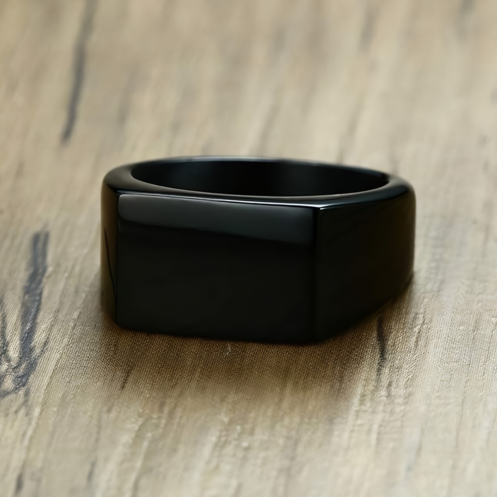 Guteninc - Cincin Pria Black