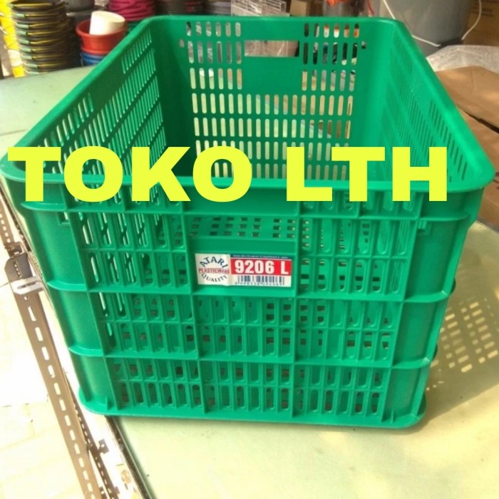 

CONTAINER KERANJANG INDUSTRI BOX SERBAGUNA 9206L ATARI GREEN LEAF 9206