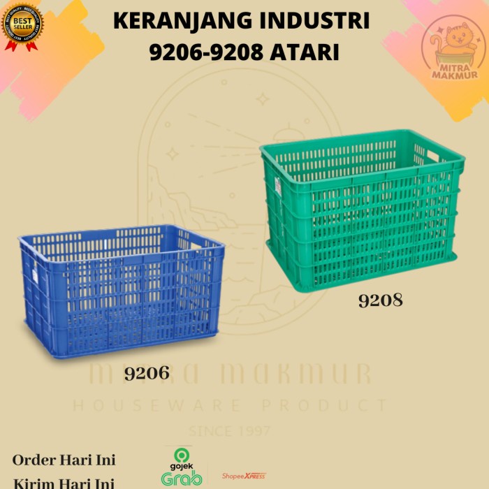 

Keranjang Industri 9208L Container Industri Keranjang serbaguna - 9206