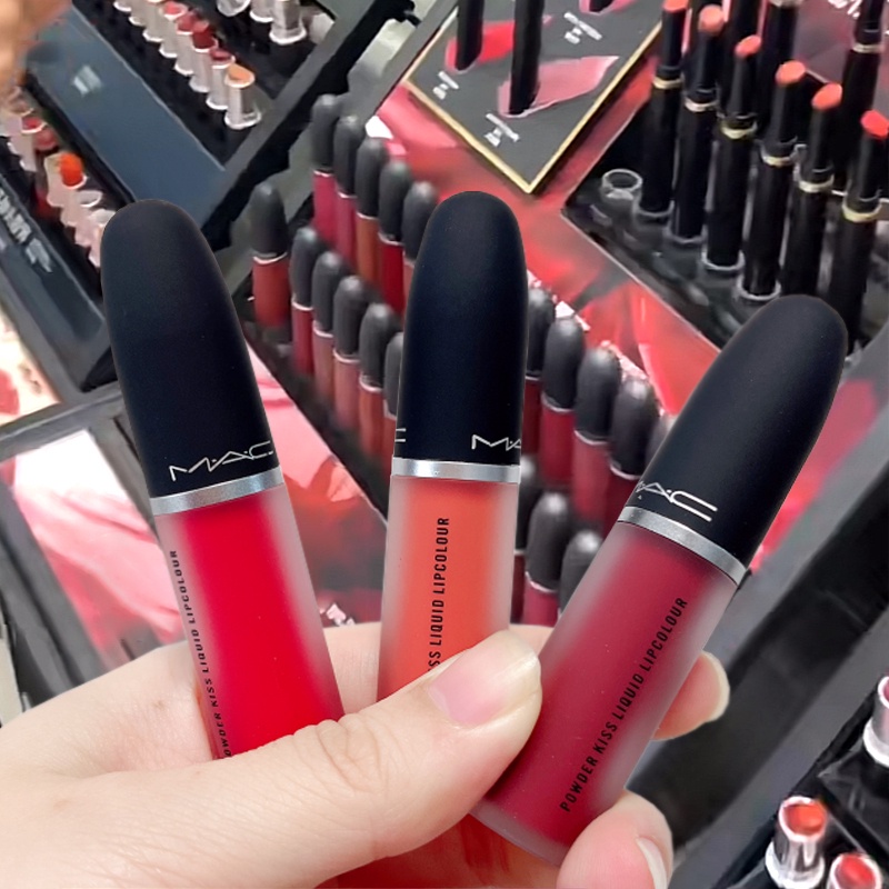 MAC Lipstick liquid Matte/MAC Powder Kiss Liquid Lipcolour/Liquid Lip Matte/Liquid Mat/MAC Matte Lip