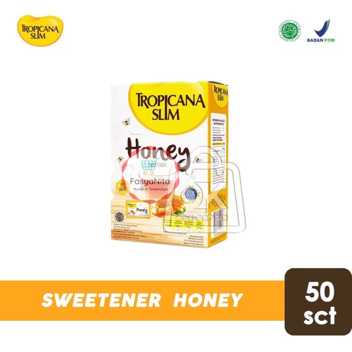 

Pemanis Tropicana Slim Sweetener Honey (50 Sachet) - FasyAnita Mart Denpasar