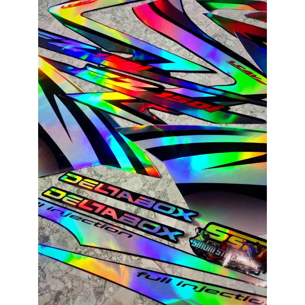 Sticker Striping Variasi Hologram Old Vixion / Vixion Lama 2007-2012 FZ150i Malaysia