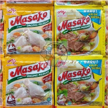 

Masako Renceng Isi 12 Sachet Rasa Sapi dan Ayam