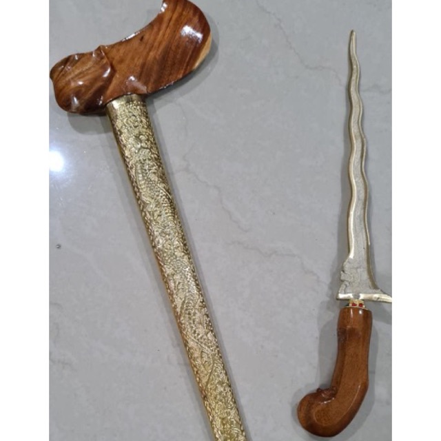 Keris pengantin adat jawa aksesoris pengantin keris