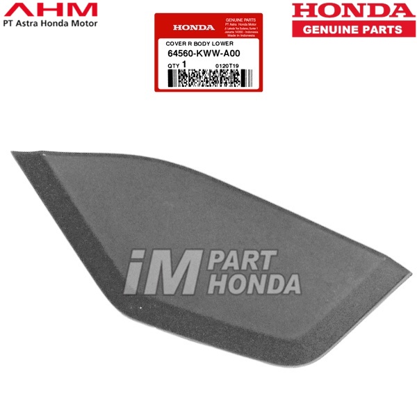 MURAH Cover R Body Lower Sambungan Body Kecil Kanan Revo 110 Karbu 2009 - 2012 64560-KWW-A00  JAMINA