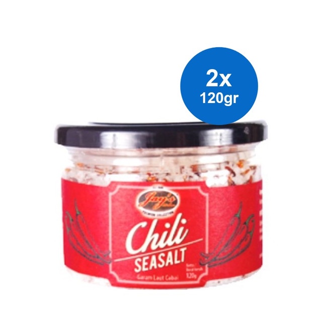 

Jay's Chilli Sea Salt 120 gr x 2