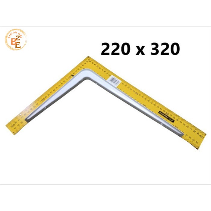 BRACKET TV SIKU PENYANGGA RAK DINDING TEBAL KAYU PUTIH 220 X 320 MM B82 SIKU RAK KECIL / SIKU RAK BE