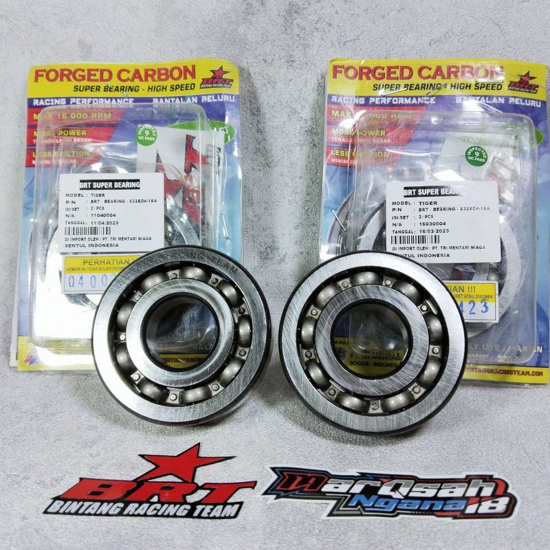 BEARING LAKER KRUK AS TIGER GL MP BRT FORGED CARBON 16000 RPM MARQSAH SHOP RACING