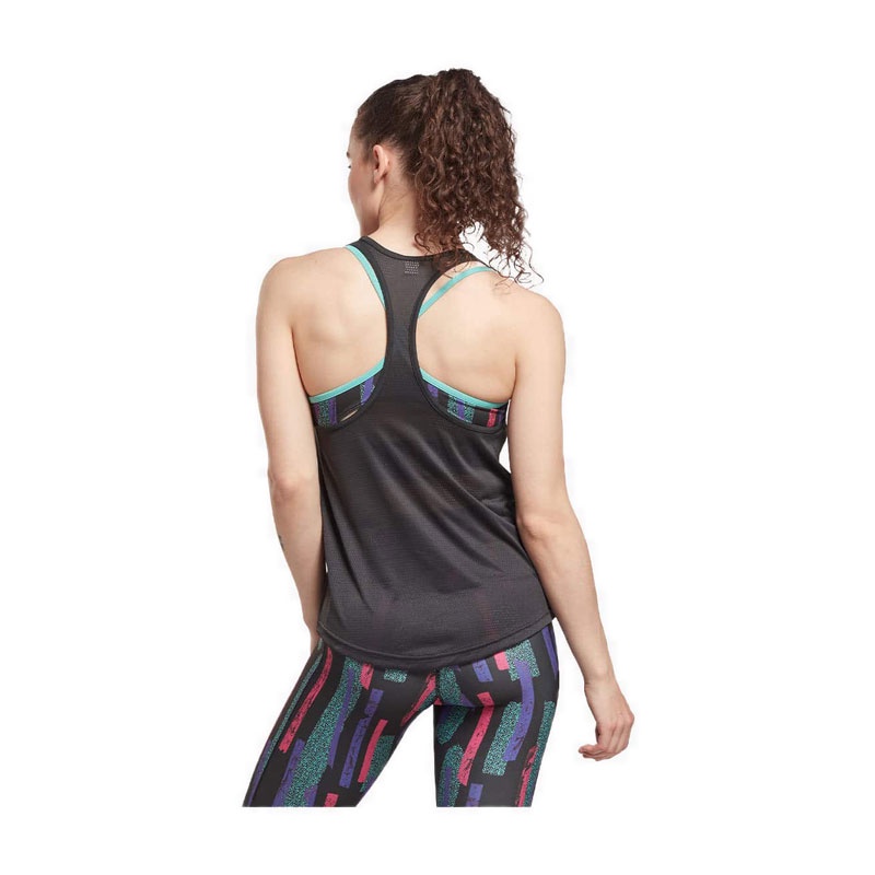 Reebok ID Train Mesh Back Women's Tank - Night Black