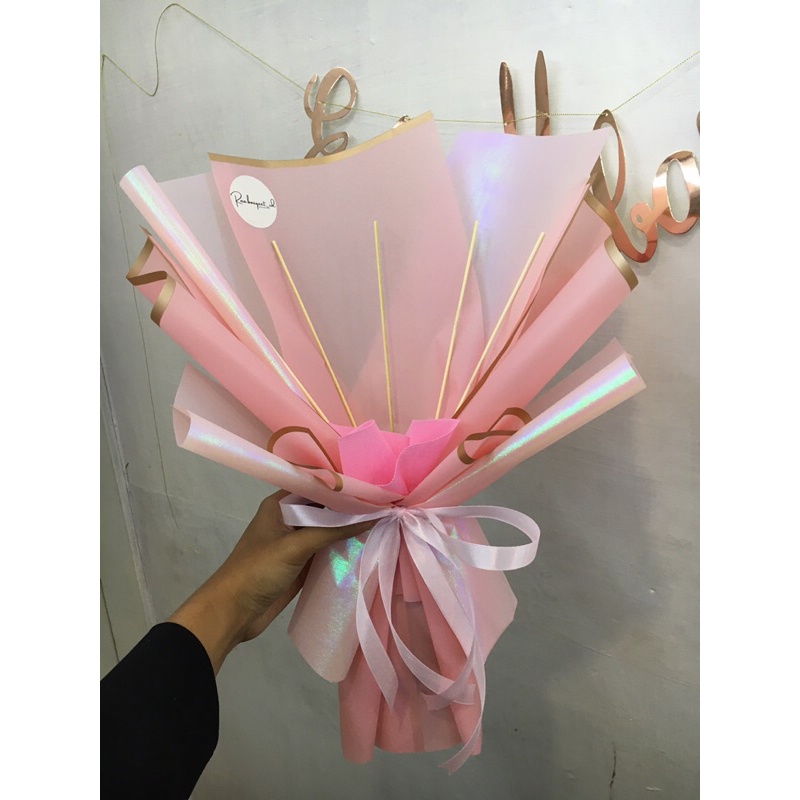 

Buket hologram S / Buket kosongan hologram / buket premium hologram