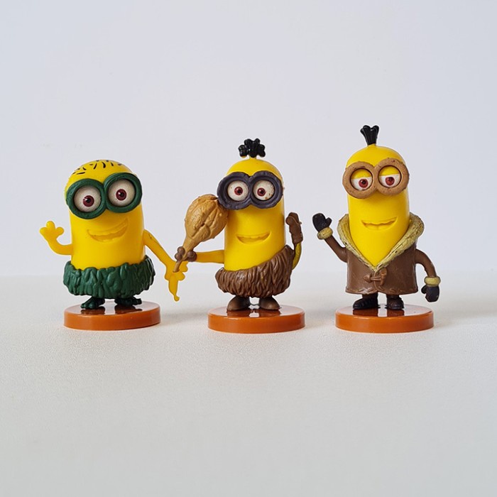 Set Figure Koleksi Minion / Topper Hiasan Kue Ultah Minion 10 pcs