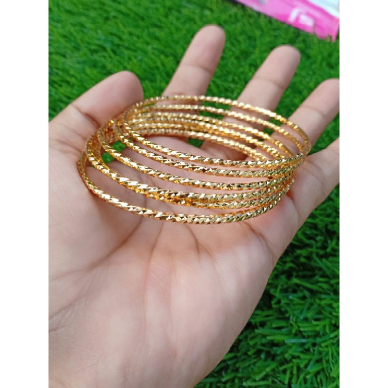 Gelang kroncong dewasa berlapis emas JEWELLRY