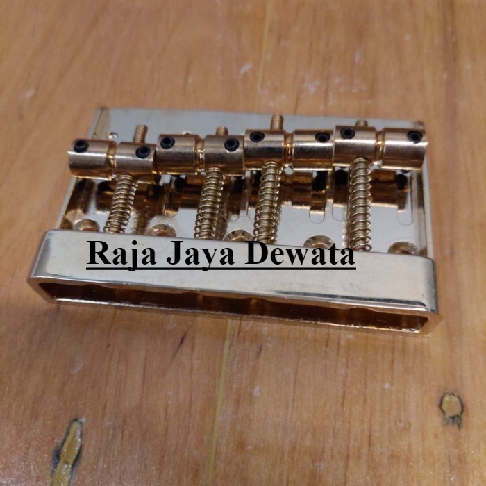 Bridge gitar bass 4 string Gold